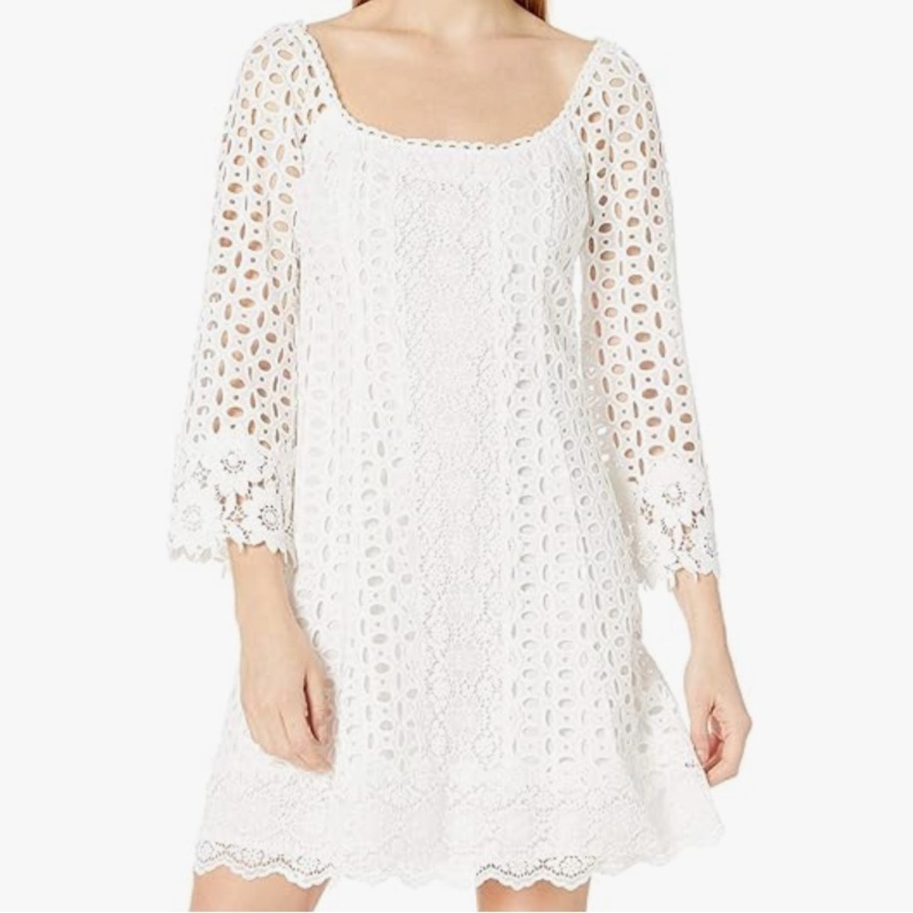 Nanette lepore white dress size 0 NEW!
